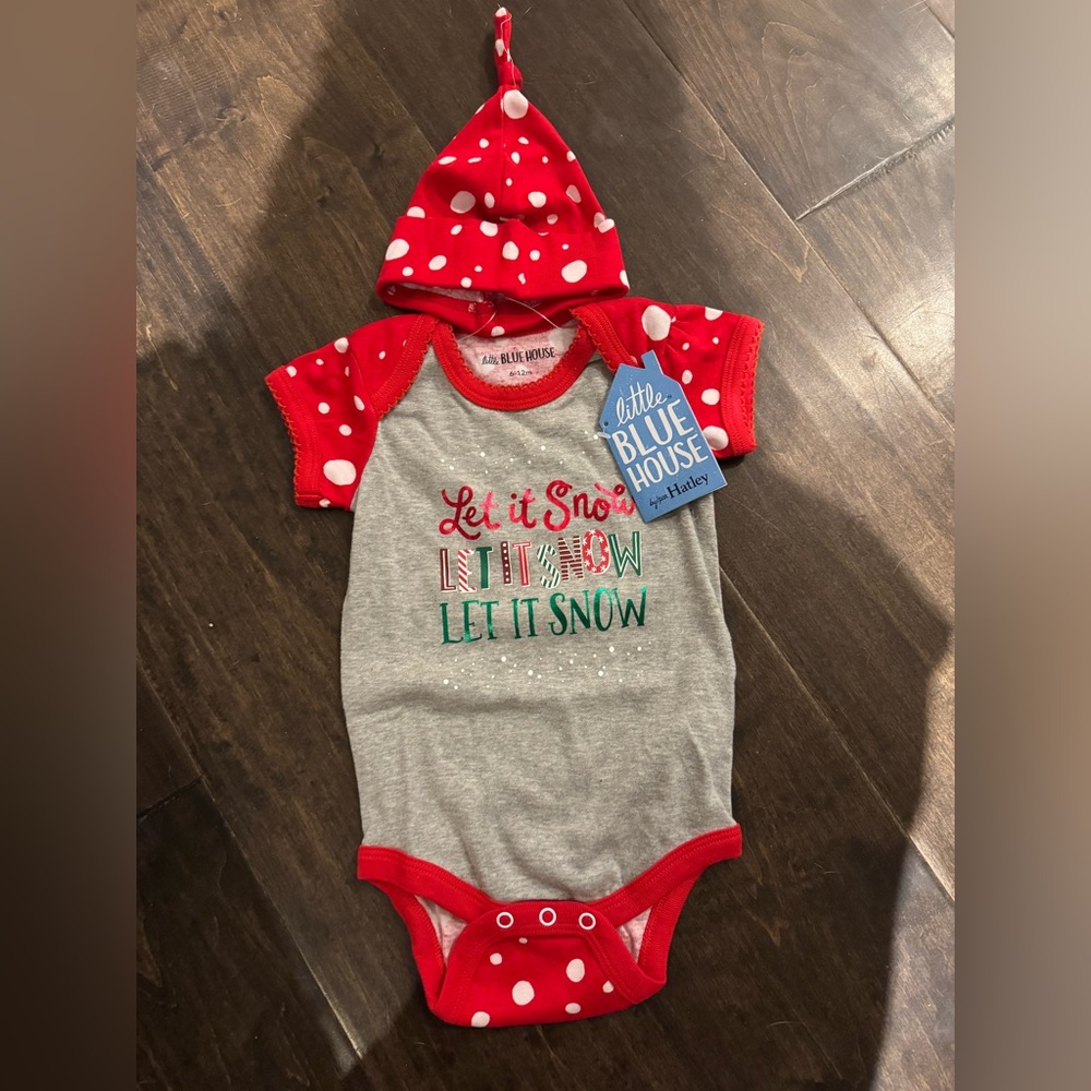 Hatley onesie and hat